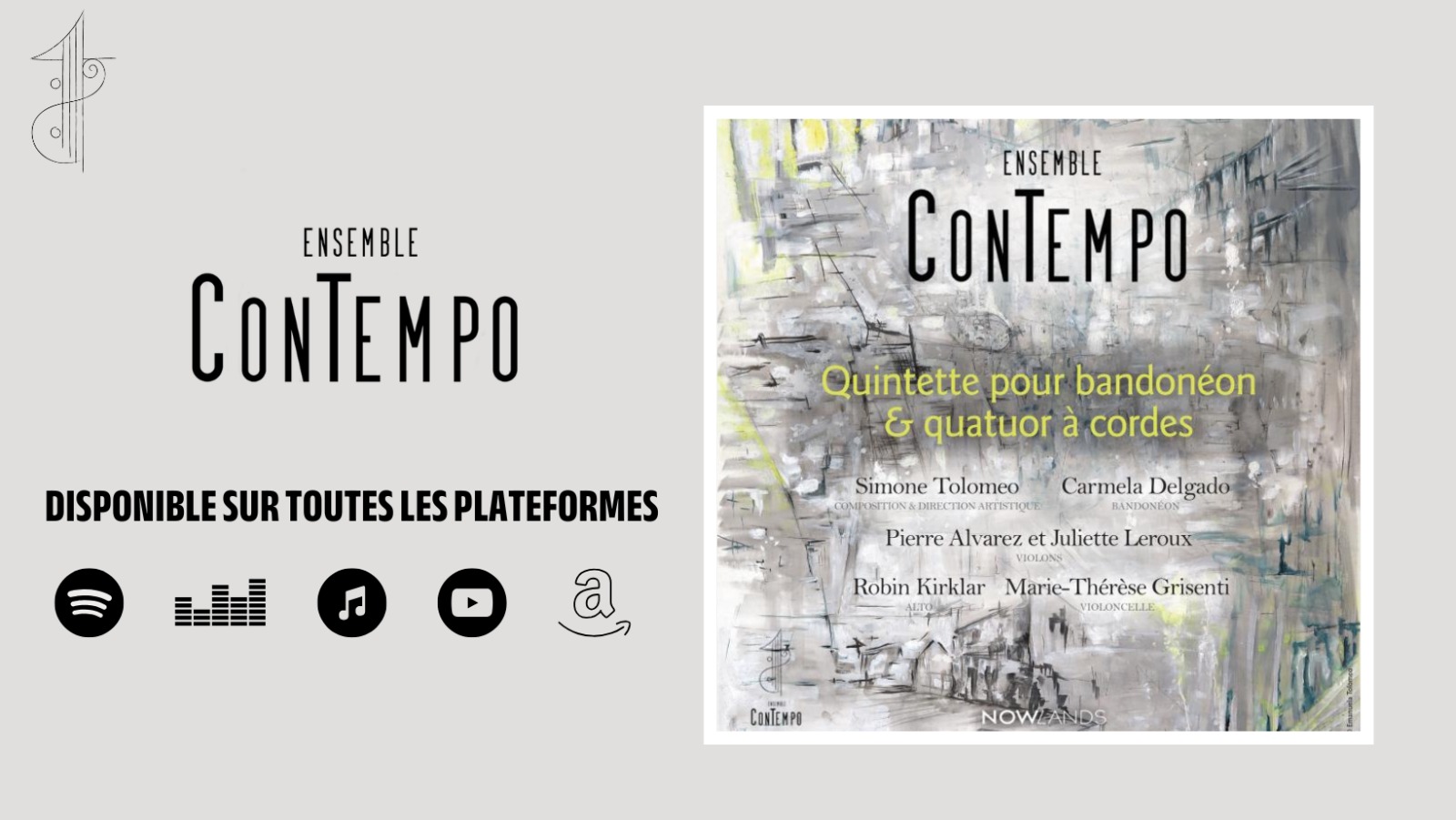 ✨ Nouvel EP – Quintette pour bandonéon et quatuor à cordes, Op.7 ✨